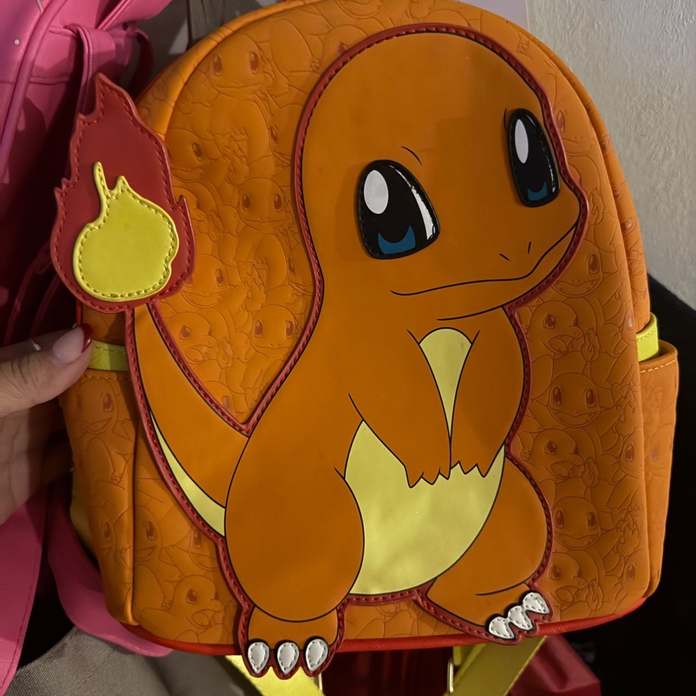 Pokemon Charmander Loungefly Orange Backpack